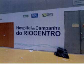 Visita de Fiscalização no Hospital Municipal de Campanha - COVID-19 - Riocentro